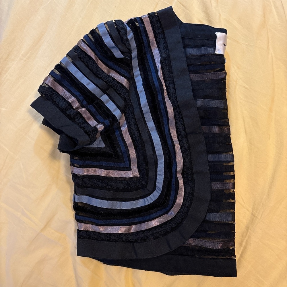 Anthropologie sheer vintage top